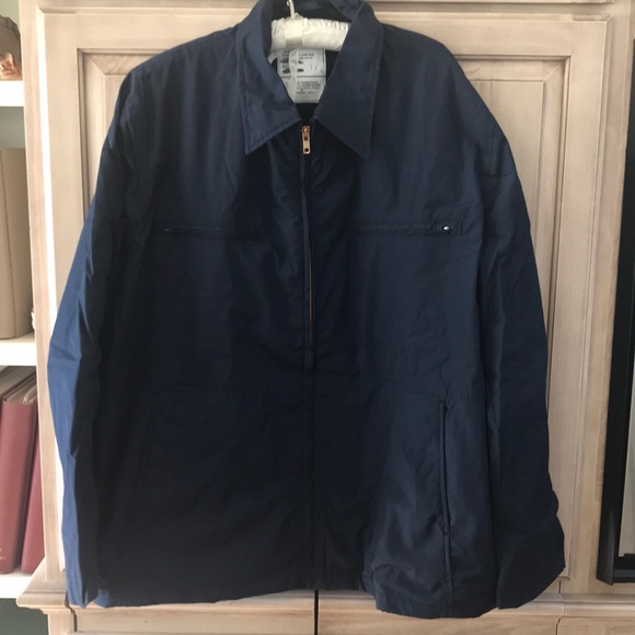 Jackets & Coats Utility Jacket Navy Blue Sz 48l Euc Work Wear Poshmark